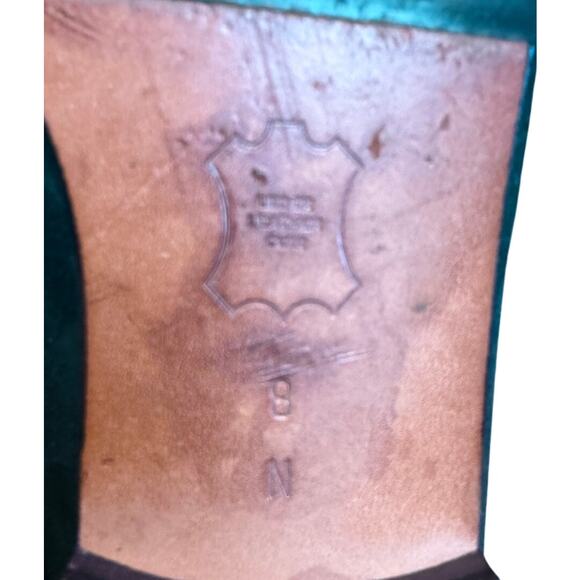 Bally of Switzerland April Hunter Green Suede Loafers Size 8 N Made in Italy - Picture 12 of 12